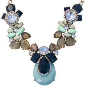 J.Crew Blue/Green/Black Sea Goddess Necklace